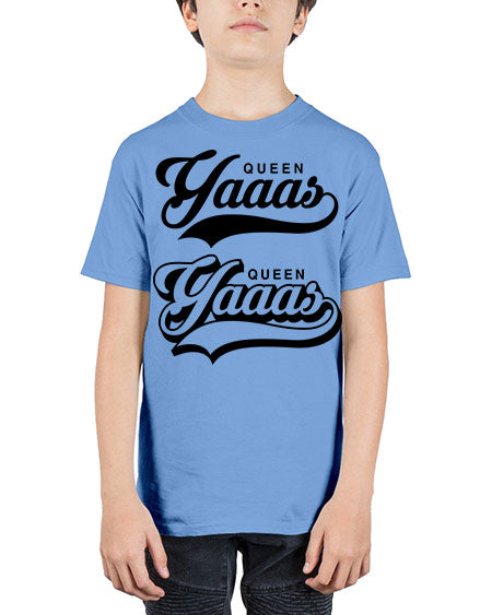yaaas queen script 6# - black words and phrases - Youth Tee Unisex