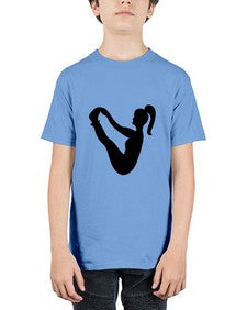 yoga pose  633# - yoga - Youth Tee Unisex