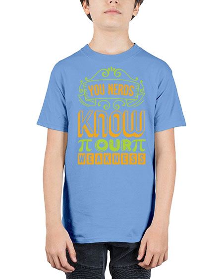 you nerds know our weakness 50# - pi - Youth Tee Unisex