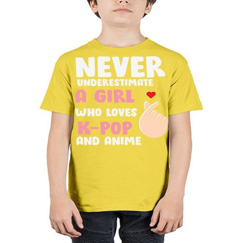 A Girl Who Loves Kpop and Anime 188# - anime - Youth Tee Unisex