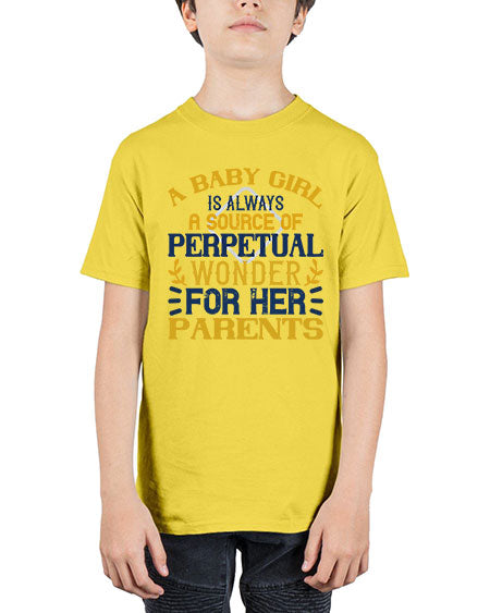 A baby girl is always a source of perpetual wonder for her parents Style 258# - baby - Youth Tee Unisex