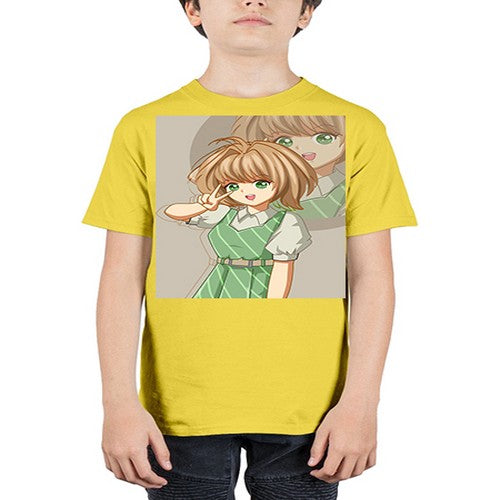 A beautiful and cute girl with dress 103# - anime - Youth Tee Unisex