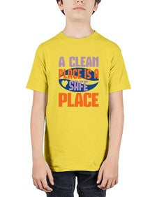A clean place is a safe place Style 4# - cleaner - Youth Tee Unisex