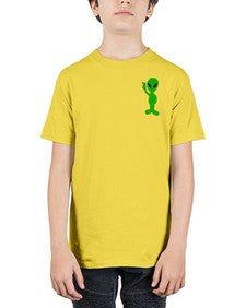 Alien in Pocket Side 3# - ufo - Youth Tee Unisex