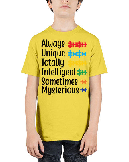 Always Unique Style 42# - autism - Youth Tee Unisex
