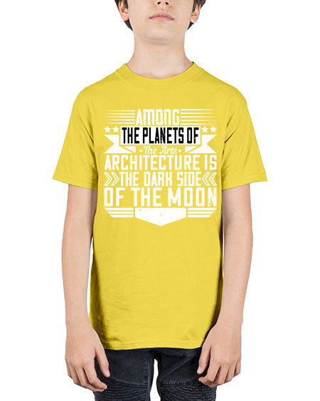 Among the planets of the arts architecture is the dark side of the moon Style 43# - architect - Youth Tee Unisex