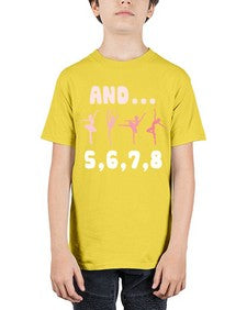 And 5 6 7 8  Ballet 12# - ballet - Youth Tee Unisex