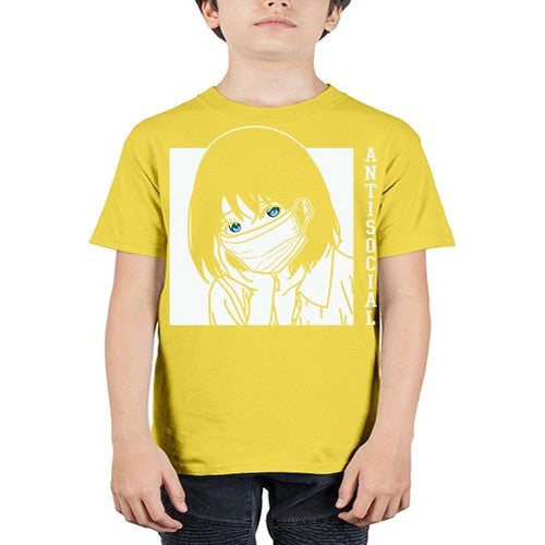 Anti Social Japanese Text Anime Anime 221# - anime - Youth Tee Unisex
