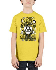 Army Skull Head 240# - skull and bones - Youth Tee Unisex