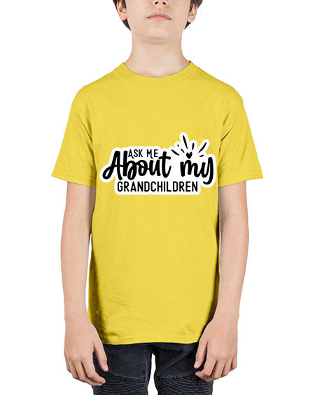 Ask Me About My Grandchildren 271# - baby - Youth Tee Unisex