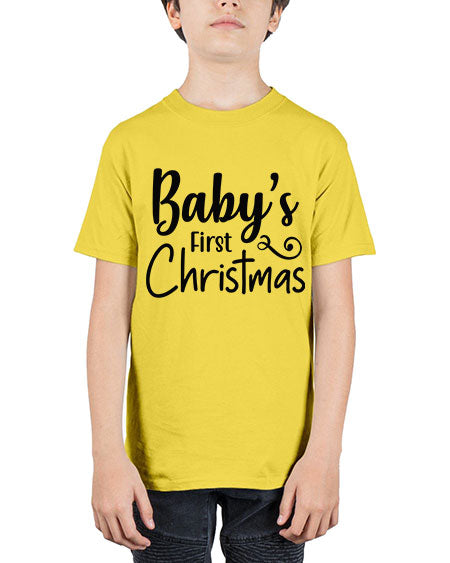 Babys First Christmas 277# - baby - Youth Tee Unisex