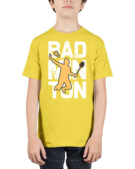 Bad 1452# - badminton - Youth Tee Unisex