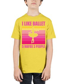 Ballerina i like ballet and ballet 63# - ballet - Youth Tee Unisex