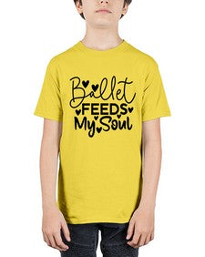 Ballet feeds my soul 72# - ballet - Youth Tee Unisex
