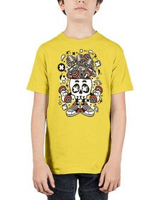 Barbell Skull Head 247# - skull and bones - Youth Tee Unisex