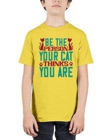 Be The Person Thinks You are Style 28# - cats - Youth Tee Unisex