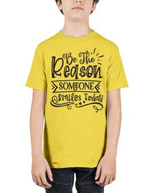 Be The Reason Someone Smiles Today Style 140# - motivation - Youth Tee Unisex