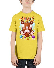 Bear 18# - cartoon animals - Youth Tee Unisex