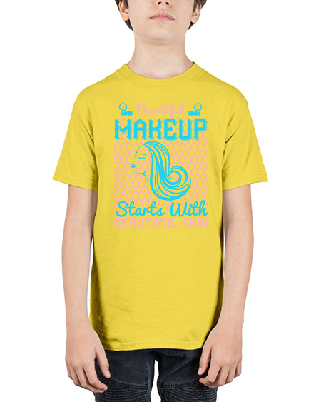 Beautiful makeup starts with beautiful skin Style 172# - beauty - fashion - Youth Tee Unisex