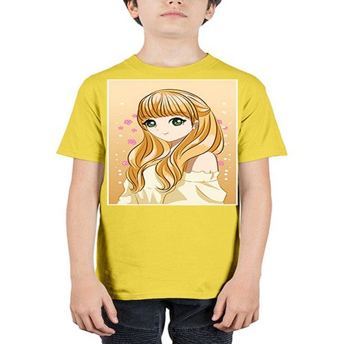 Beautiful princess blonde hair 147# - anime - Youth Tee Unisex