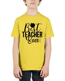 Best Teacher Ever 616# - teacher - Youth Tee Unisex