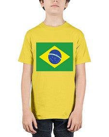Brazil 488# - world flags - Youth Tee Unisex