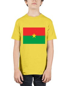 Burkina Faso 522# - world flags - Youth Tee Unisex