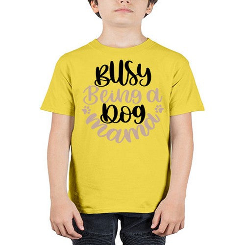 Busy Being A Dog Style 32# - dogs - Youth Tee Unisex