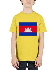 Cambodia 537# - world flags - Youth Tee Unisex
