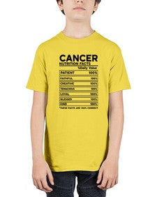 Cancer Nutrition Facts 148# - cancer - Youth Tee Unisex