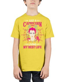 Capricorn chick 193# - capricorn - Youth Tee Unisex