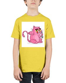 Cat 71# - cartoon animals - Youth Tee Unisex