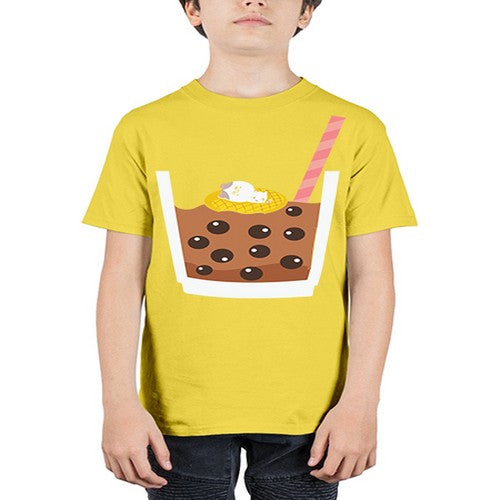 Cat Boba Tea Anime Kawaii Anime 224# - anime - Youth Tee Unisex