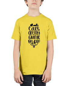 Cats Are My Favorite People Style 89# - cats - Youth Tee Unisex