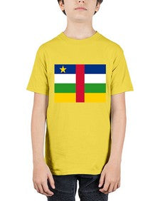 Central African Republic 551# - world flags - Youth Tee Unisex