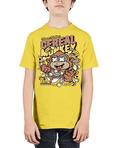 Cereal Monkey - monkey - Youth Tee Unisex