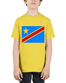 Congo Democratic Republic of the 613# - world flags - Youth Tee Unisex