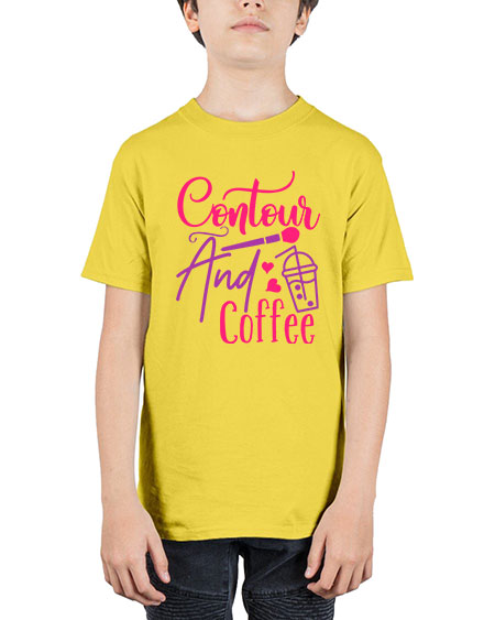 Contour And Coffee Style 243# - beauty - fashion - Youth Tee Unisex