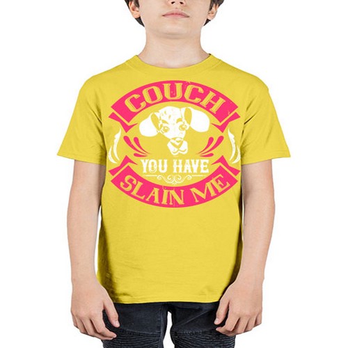 Couch You Have Slain Me Style 3# - dogs - Youth Tee Unisex