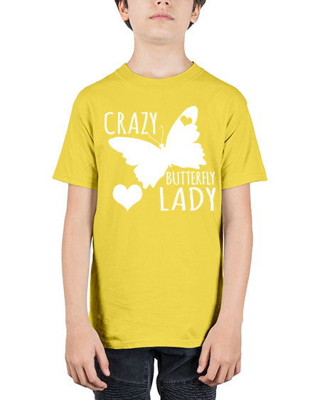 Crayz butterfly lady - butterfly - Youth Tee Unisex
