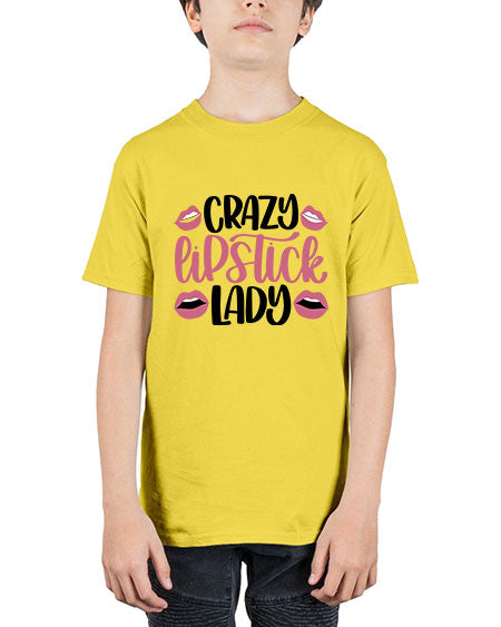 Crazy Lipstick Lady Style 107# - beauty - fashion - Youth Tee Unisex