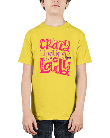 Crazy Lipstick Lady Style 241# - beauty - fashion - Youth Tee Unisex