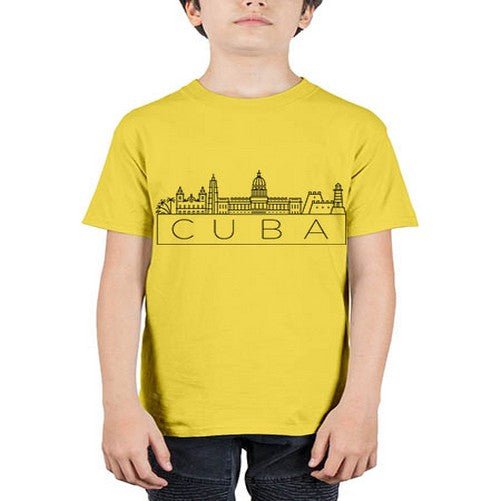 Cuba Minimal Skyline 635# - cities - Youth Tee Unisex