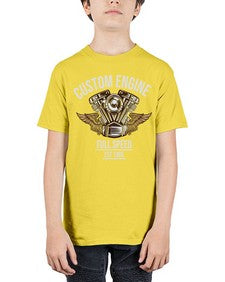 Custom engine 14# - motorcycle - Youth Tee Unisex