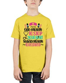 Cute Enough To Stop You Style Style 687# - nurse - Youth Tee Unisex