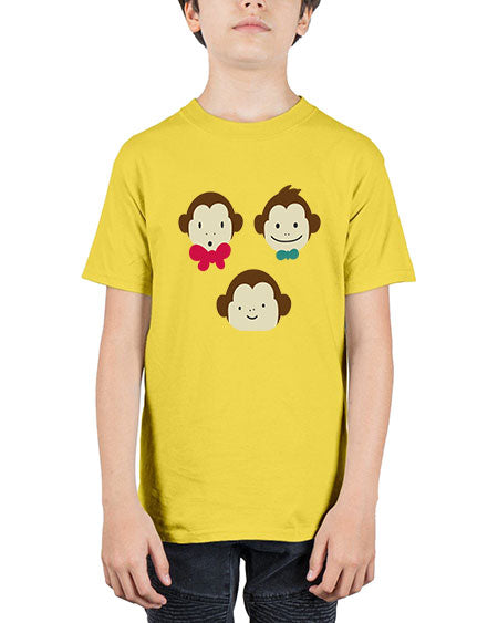 Cute_little_monkeys_5425 - monkey - Youth Tee Unisex