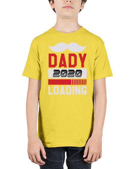Dady Loading Style 70# - baby shower - Youth Tee Unisex
