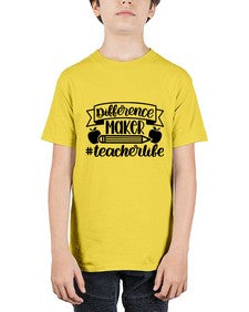 Difference Maker Teacher Life Style 711# - teacher - Youth Tee Unisex