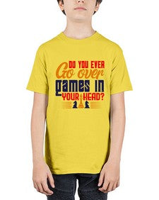 Do you ever go over games in your head 71# - chess - Youth Tee Unisex