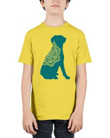 DogMandala 381# - mandala - Youth Tee Unisex
